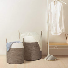 Load image into Gallery viewer, Large Cotton Rope Basket, Decorative Woven Basket for Laundry, Brown
